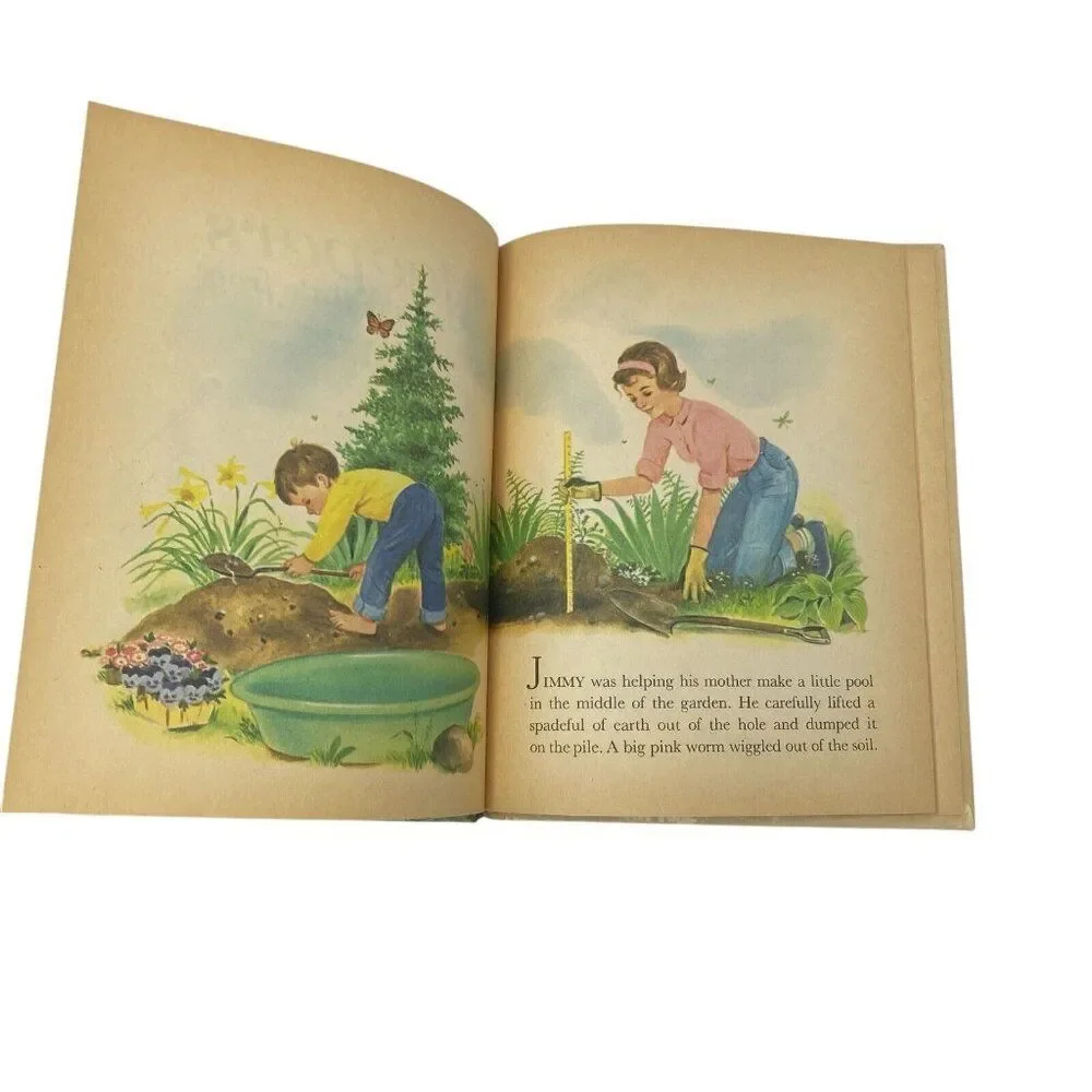 Jeepers The Little Frog Vintage Children’s Rand McNally Tip Top Elf Book 1965